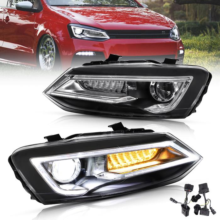 VLAND Dual Beam LED Headlights Volkswagen Polo/Polo GTI 2011-2017 VLAND Factory