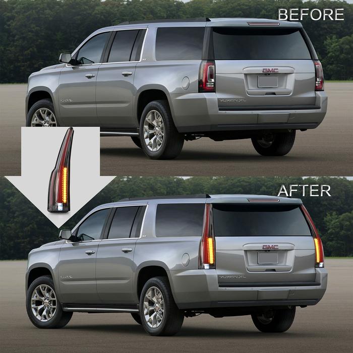 VLAND FULL LED Tail Lights For GMC Yukon XL 2015-2019 VLAND Factory