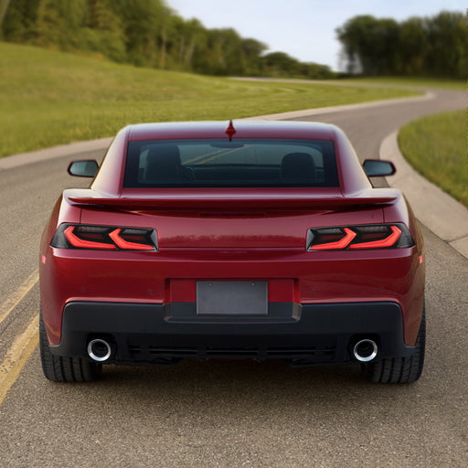 VLAND Factory Full LED Tail Lights Smoked for Chevy Camaro 2014-2015 (NOT ship to America) VLAND Factory