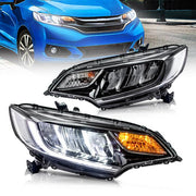 VLAND Full LED Headlights For Honda Fit / Jazz 2014-2019 With Dynamic Turn Signal VLAND Factory