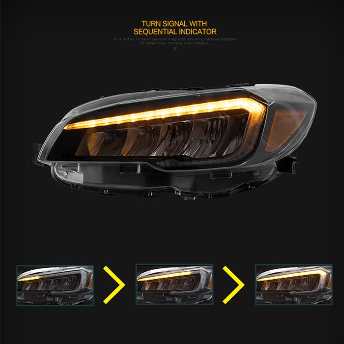 VLAND Full LED Headlights For Subaru WRX 2014-2021 VLAND Factory