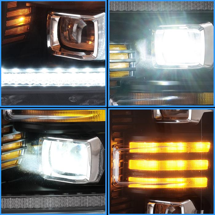 VLAND Full LED Projector Headlights For Ford F150 13th Gen Pickup 2018 2019 2020 VLAND Factory