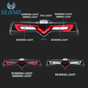 VLAND Full LED Rear Bumper Light Tail Lights For Toyota 86 GT86 2012-2020 Subaru BRZ 2013-2020 Scion FR-S 2013-2020 VLAND Factory