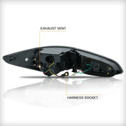 VLAND Full LED Smoked Taillights Compatible For Hyundai Santa Fe 2013-2015 VLAND Factory