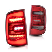 VLAND Full LED Tail Lights For Dodge Ram 1500 2009-2018 Tail Lamps (Red Turn Signals) VLAND Factory