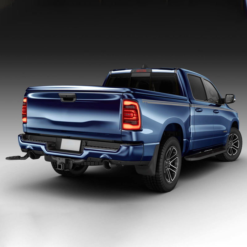 VLAND Full LED Tail Lights For Dodge Ram 1500 2009-2018 Tail Lamps (Red Turn Signals) VLAND Factory