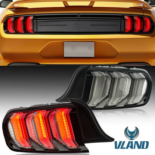 VLAND Full LED Tail Lights For Ford Mustang 2015-2022 Only Fits US version （NOT ship to US） VLAND Factory