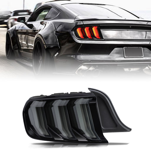 VLAND Full LED Tail Lights For Ford Mustang 2015-2023 S550 6th Gen (5 modes switchable) Can Fit For US/Europe Models (Only One Side) VLAND Factory
