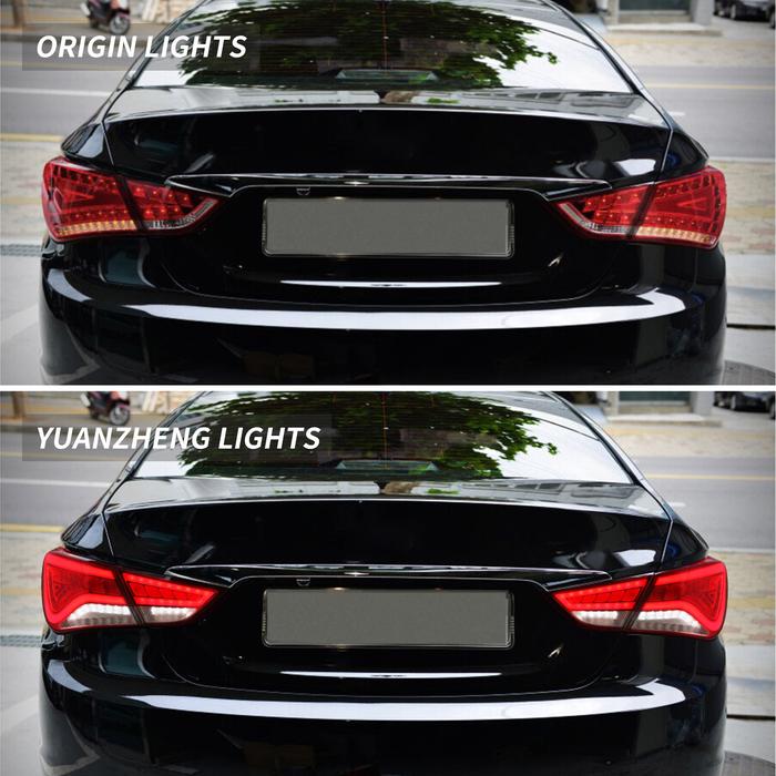VLAND Full LED Tail Lights For Hyundai Sonata 6th Gen Sedan 2011-2014 VLAND Factory