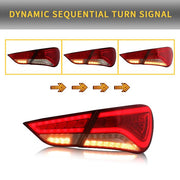 VLAND Full LED Tail Lights For Hyundai Sonata 6th Gen Sedan 2011-2014 VLAND Factory