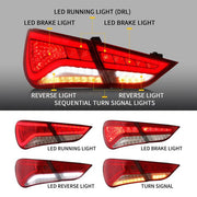 VLAND Full LED Tail Lights For Hyundai Sonata 6th Gen Sedan 2011-2014 VLAND Factory