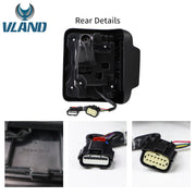 VLAND Full LED Tail Lights For Jeep Wrangler 2018-UP with Dynamic Animation and Dual Reverse Lights VLAND Factory