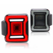 VLAND Full LED Tail Lights For Jeep Wrangler 2018-UP with Dynamic Animation and Dual Reverse Lights VLAND Factory
