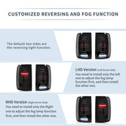 VLAND Full LED Tail Lights For Volkswagen Amarok 2010-2021 With Sequential Turn Indicator VLAND Factory