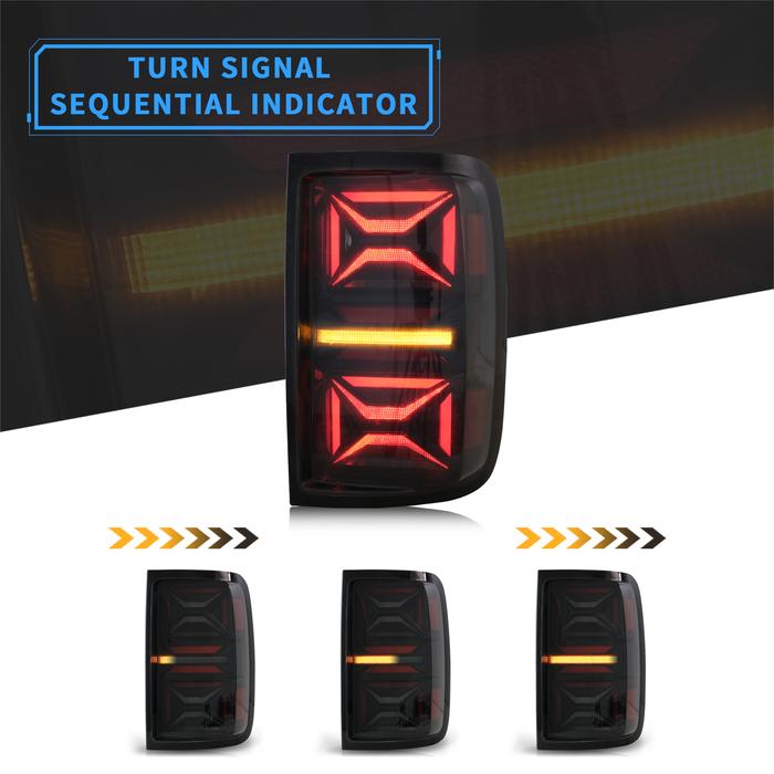 VLAND Full LED Tail Lights For Volkswagen Amarok 2010-2021 With Sequential Turn Indicator VLAND Factory
