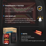 VLAND Full LED Tail Lights For Volkswagen Amarok 2010-2021 With Sequential Turn Indicator VLAND Factory