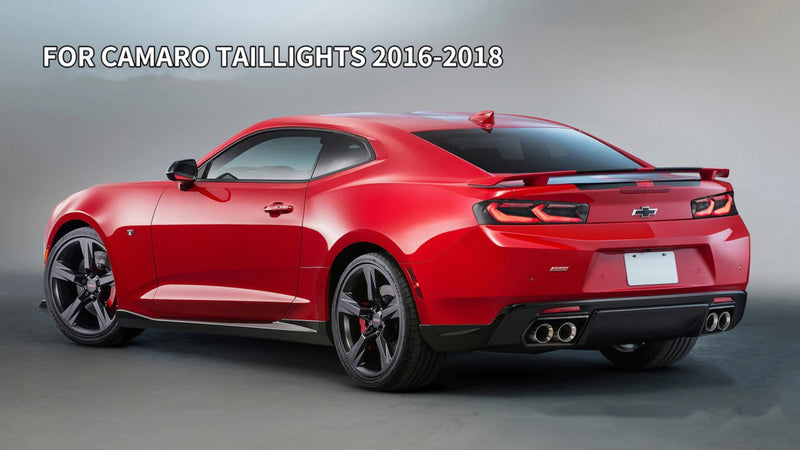 VLAND Full LED Tail Lights Smoked for Chevy Camaro 2016-2018 EU model VLAND Factory