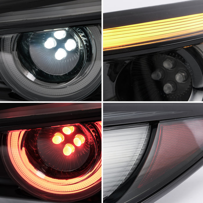 VLAND Full LED Tail Lights for Mazda 3 Axela Sedan 2014-2018 VLAND Factory