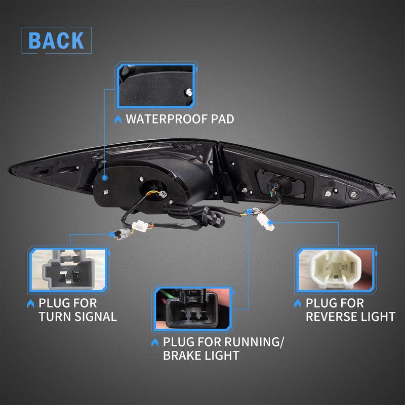 VLAND Full LED Tail Lights for Mazda 3 Axela Sedan 2014-2018 VLAND Factory