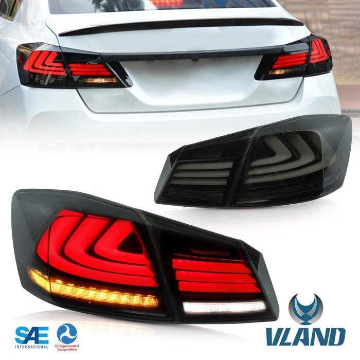 VLAND Full LED Tail lights For Honda Accord 9th 2013-2015 (US Models) VLAND Factory