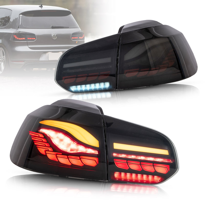 VLAND Full OLED Tail Lights For Volkswagen VW Golf6 MK6 2008-2014 VLAND Factory