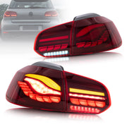 VLAND Full OLED Tail Lights For Volkswagen VW Golf6 MK6 2008-2014 VLAND Factory