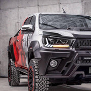 VLAND Headlights For Toyota Hilux / Revo 2015-UP 8th Gen (Eighth generation. AN110, AN120, AN130) w/Dynamic Courtesy Lighting VLAND Factory