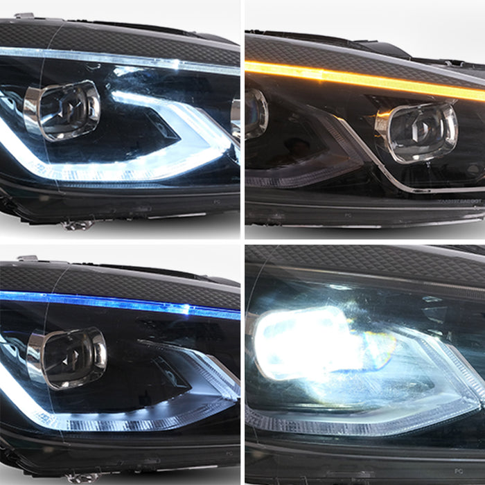 VLAND LED Dual Beam Head Light For Volkswagen VW Golf 6 / MK6 2008-2014 VLAND Factory