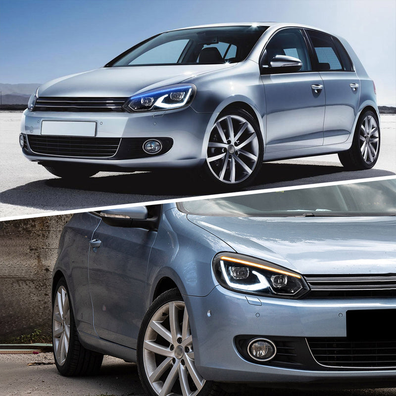 VLAND LED Dual Beam Head Light For Volkswagen VW Golf 6 / MK6 2008-2014 VLAND Factory