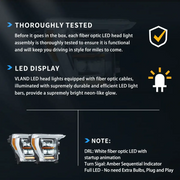 VLAND LED Dual Beam Headlights for Ford F150 14th Gen 2021-2023 VLAND Factory