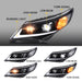 VLAND LED Headlights For 2012-2014 Toyota Camry DRL Black VLAND Factory