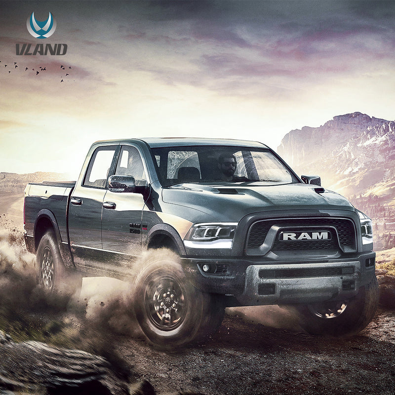 VLAND LED Headlights For Dodge Ram 1500 / 2500 / 3500 2009-2018 Ram1500 Classic 2019-2021 VLAND Factory