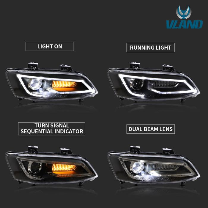 VLAND LED Headlights For Holden VE 2006-2013 VLAND Factory