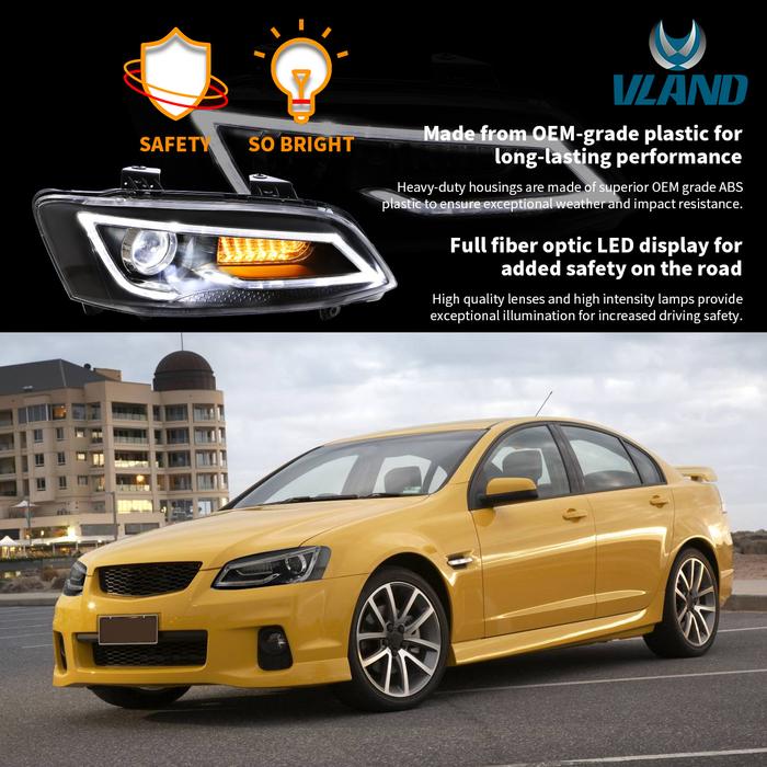 VLAND LED Headlights For Holden VE 2006-2013 VLAND Factory