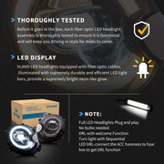 VLAND LED Headlights For Mini Cooper R55 R56 R57 R58 R59 2007-2013 Front Lights VLAND Factory
