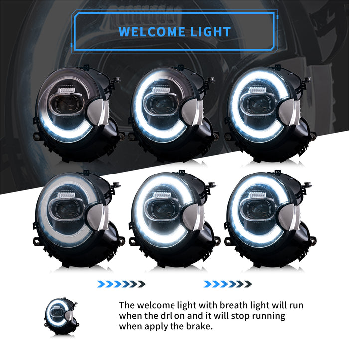 VLAND LED Headlights For Mini Cooper R55 R56 R57 R58 R59 2007-2013 Front Lights VLAND Factory