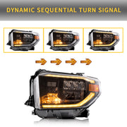 VLAND LED Headlights For Toyota Tundra 2014-2021 with Sequential Turn Signals VLAND Factory