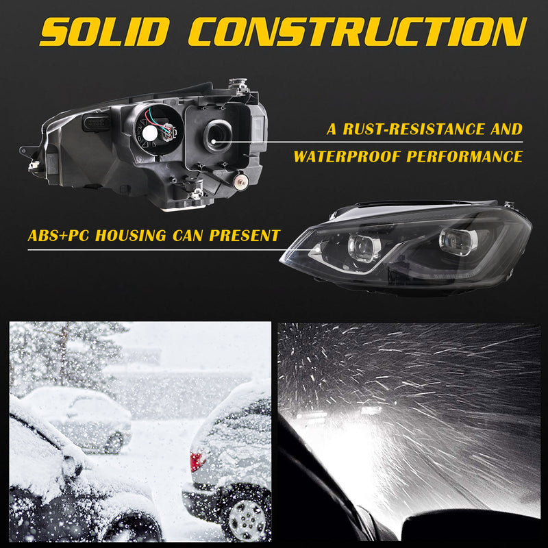 VLAND LED Headlights For Volkswagen Golf 7/ MK7 2014-2017 VLAND Factory