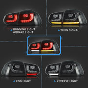 VLAND LED Headlights and Tail Lights For Volkswagen (VW) Golf 6 MK6 2008-2014-EU Stock VLAND Factory