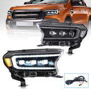 VLAND LED Matrix Projector Headlights Ford Ranger 2015-2021 (For US Version) VLAND Factory