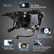 VLAND LED Matrix Projector Headlights Ford Ranger 2015-2021 (For US Version) VLAND Factory