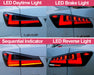 VLAND LED RGB Tail Lights For Lexus IS250 IS350 2006-2012 IS200d IS F 2008-2014 w/Start-up Animation VLAND Factory