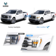 VLAND LED Reflection Bowl HeadLights for Ford F150 14th Gen 2021-2023 VLAND Factory