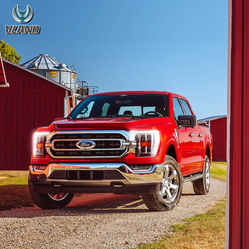 VLAND LED Reflection Bowl HeadLights for Ford F150 14th Gen 2021-2023 VLAND Factory