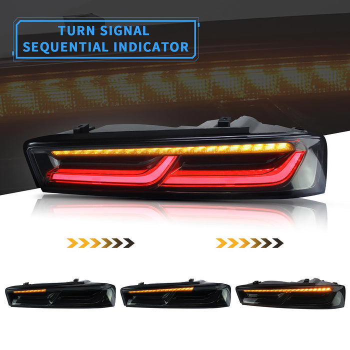 VLAND LED Tail Lights For Chevrolet Camaro 2016-2018 (Fit For American Models) VLAND Factory