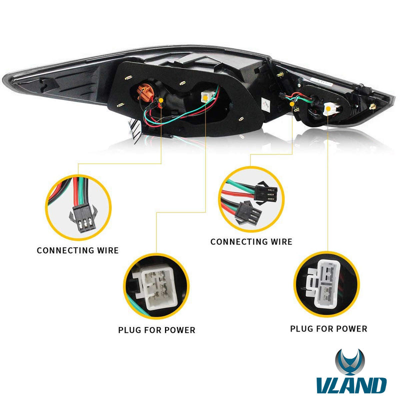 VLAND LED Tail Lights For Hyundai Sonata 2011-2014 VLAND Factory