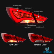 VLAND LED Tail Lights For Hyundai Sonata 2011-2014 VLAND Factory