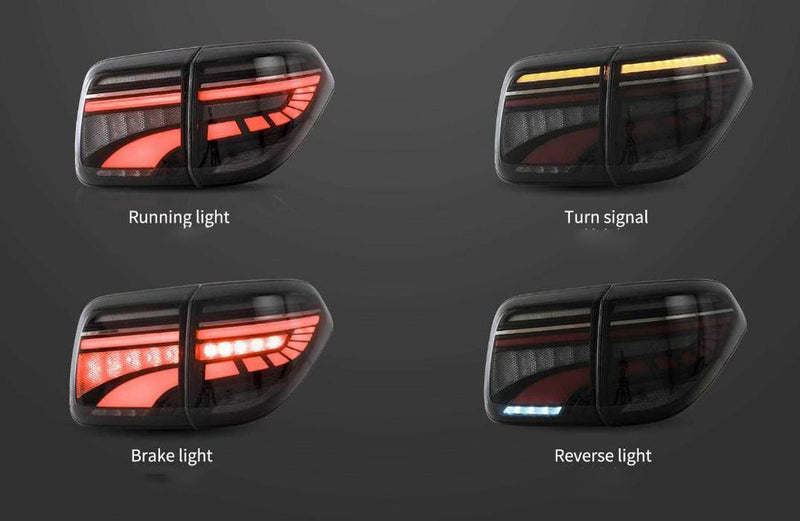 VLAND LED Tail Lights For Nissan Patrol (Y62) 2012-2019 Nissan Armada 2017-2020 Aftermarket Rear lamps VLAND Factory