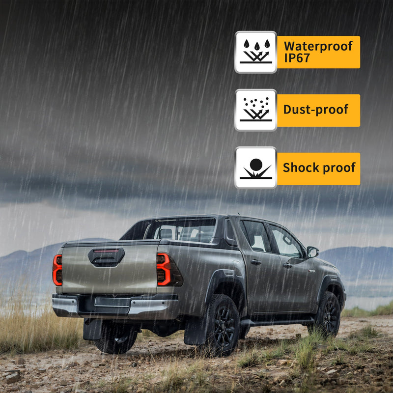 VLAND LED Tail Lights For Toyota Hilux Revo 2015-2020 VLAND Factory