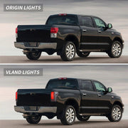 VLAND LED Tail Lights For Toyota Tundra 2007-2013 Dynamic Animation Switchback Turn Signal VLAND Factory